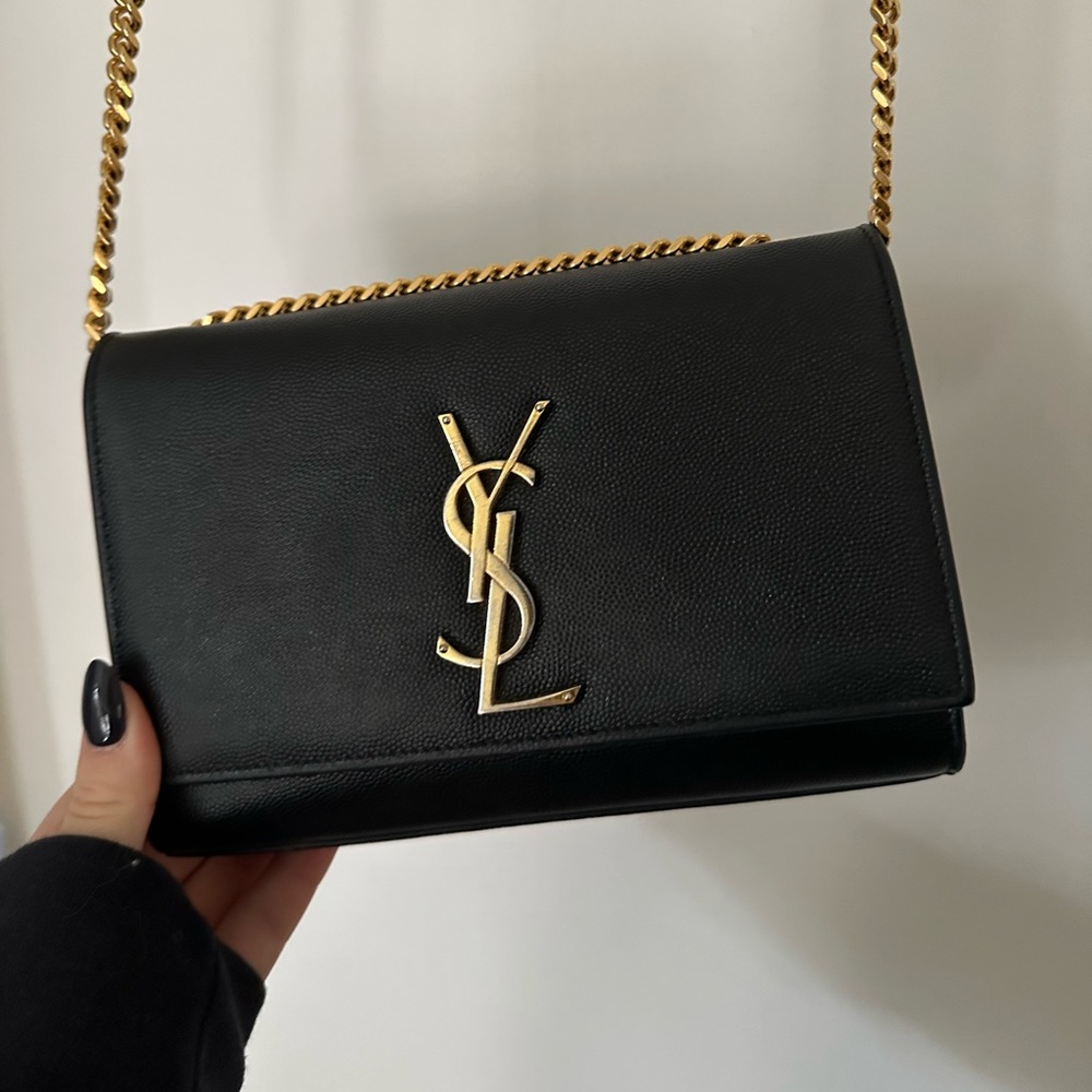 100% authentic YSL Saint Laurent Kate Small Chain Bag